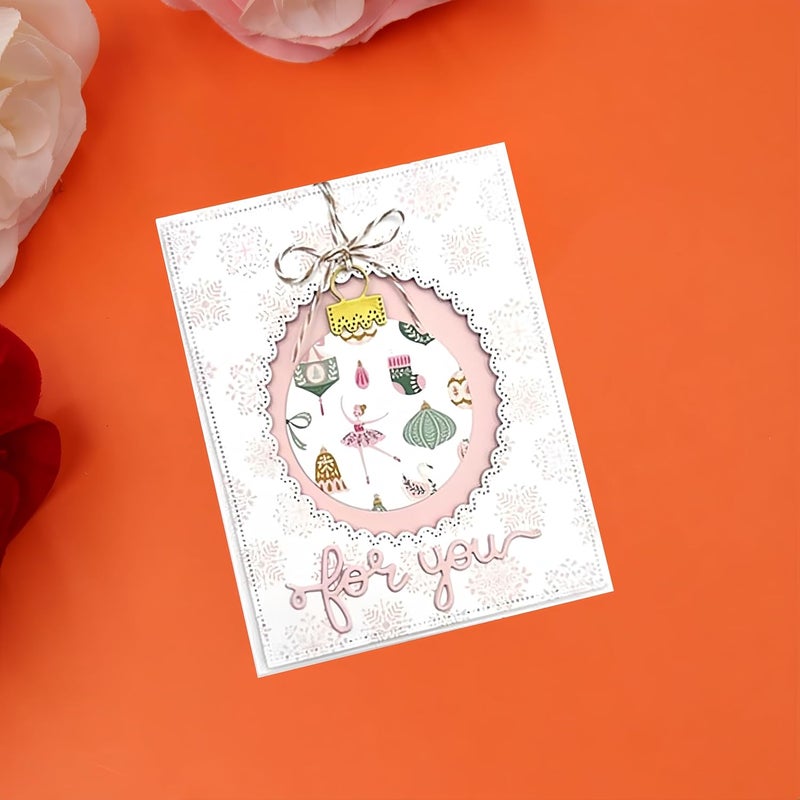 Feemkota Merry Christmas Bell Ball Die Cuts for Card Making Christian Theme Stamps Cutting Dies for DIY Paper Scrapbooking Crafts Embossing Decorations - Image 3